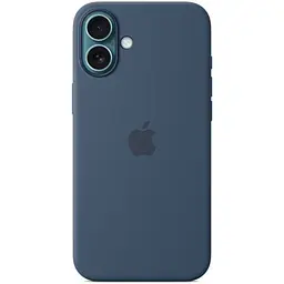 Силіконовий чохол CasePro Silicone Case with MagSafe Denim для iPhone 16 Plus - мініатюра 5