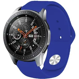 Силіконовий ремінець BeCover для Huawei Watch GT / GT 2 46 mm / GT 2 Pro / GT Active / Honor Watch Magic / Magic 2 / GS Pro / Dream Dark-Blue (706334) - мініатюра 3