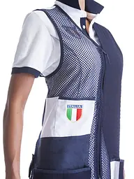 Жилет для спортивної стрільби Beretta Uniform Pro Italia Wmn для шульги S Темно-синій - мініатюра 3
