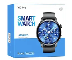 Розумний годинник Hoco Y10 Pro AMOLED Smart Sports Watch з підтримкою дзвінків чорний (6942007610841) - мініатюра 9