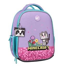 Рюкзак каркасний "Yes" H-100 Р-25 Minecraft Pinky 2від.,3карм. №550094+ подарунок сумка №559765 - мініатюра 1