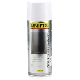 Грунт аерозольний UNIFIX 400мл білий акриловий універсальний RAL 9010