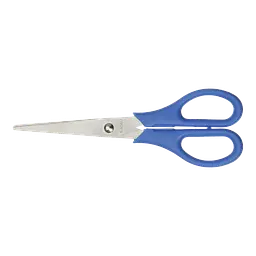 Ножиці офісні BM.4507-02 BUROMAX, 165 мм сині, на блістері (4823078928634) - мініатюра 3