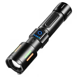 Ліхтар ручний Coba CB-611-TG акумуляторний із зумом 1x26650/3xAAA ЗУ Type-C zoom FLUORESCENCE - мініатюра 2