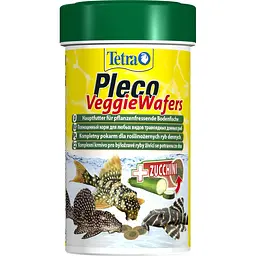 Сухий корм для акваріумних риб Tetra в пластинках Pleco Veggie Wafers 100 мл для травоїдних донних риб - мініатюра 3