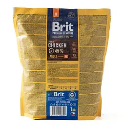 Сухий корм Brit Premium Adult M 1 кг для дорослих собак середніх порід (вагою від 10 до 25 кг) (курка) - мініатюра 3