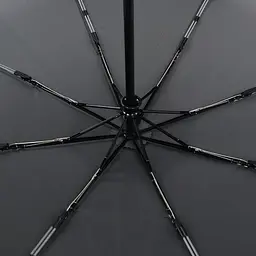 Чоловіча складана парасолька повний автомат Art Rain 102 см сіра - мініатюра 4