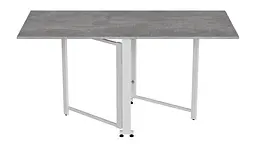 Стіл-книга трансформер Оріон 2 Ferrum-decor 750x1520x730 Білий метал ДСП Бетон 16 мм (FRD-104596) - мініатюра 5