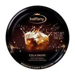 Льодяники Kalfany Cola Drops зі смаком коли150 г.