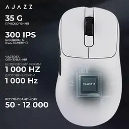 Миша Ajazz AJ179P MC White (AJ179P-MC-W) - мініатюра 11