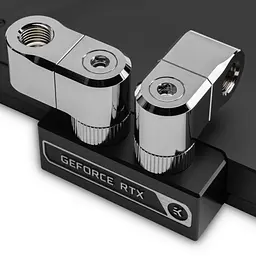 Фітінг для СВО Ekwb EK-Quantum Torque Double Rotary Offset 28 - Nickel (3831109893456) - мініатюра 7