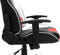 Геймерське крісло GT Racer чорне червоно-біле (X-5813 Black/Red/White) - мініатюра 11
