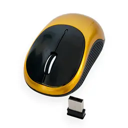 Мишка бездротова "Wireless Mouse G185" Золотисто-чорна, bluetooth миша комп'ютерна (бездротова ведмедик) (ST) - мініатюра 3