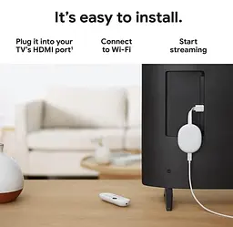 Приставка Google Chromecast with Google TV 4K white - мініатюра 7