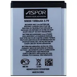 Акумулятор Aspor EB494358VU для Samsung S5830/S5660/S6012