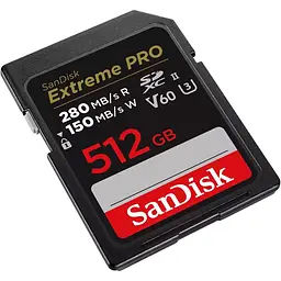 Карта пам'яті SanDisk SDXC Extreme Pro 512GB UHS-II U3 V60 Class 10 (SDSDXEP-512G-GN4IN) [136569] - мініатюра 2