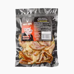 Вушка свинячі в/к Meat Chips з часником 100г