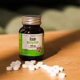 Фолієва кислота Orzax Ocean Methly Folat 400 mcg, 30 таблеток - мініатюра 2