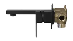 Змішувач для умивальника прихованого монтажу Corsan Ango black mat CMB3024BL Чорний матовий - мініатюра 5