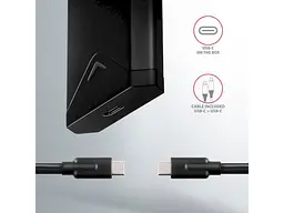 Кишеня для накопичувача AXAGON Arrow Box Black (EEM2-UB2) - мініатюра 4