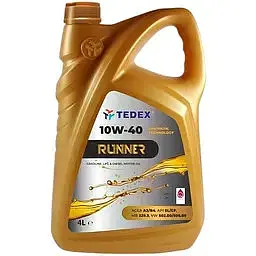 Олива моторна напівсинтетична Tedex Runner SL/CF SAE: 10W-40 4 л (163611)