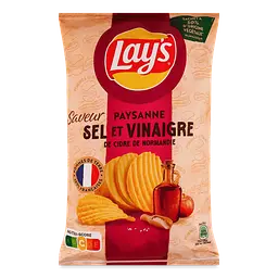Чіпси Lay’s Paysanne зі смаком нормандської солі та сидрового оцту 120 г