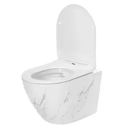 Підвісний унітаз Rea Carlos Nature marble REA-C6606, Мармур - мініатюра 4