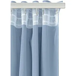 Штори на кухню та в кімнату Cosas Marina 180х270 см 2 шт лазуровий (Curtains_12Wave_DUK) - мініатюра 7