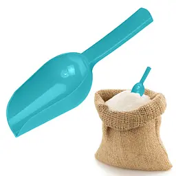 Совок пластиковий для цукру, спецій і сипких продуктів Бірюзовий 84677