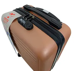 Валіза Easy Move 004 колір рожеве золото розмір міні XS 40x30x20 см - мініатюра 6