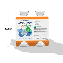 Набір ентеральне харчування Nestle Health Science Resource 2.0+Fibre із нейтральним смаком 3.2 л (4 уп. х 4 шт. х 200 мл) - мініатюра 12