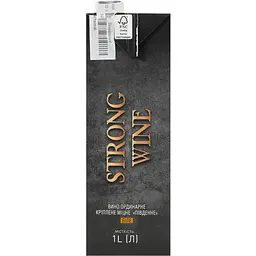 Вино Strong Wine Південне біле ординарне міцне 17.5% 1 л - мініатюра 4