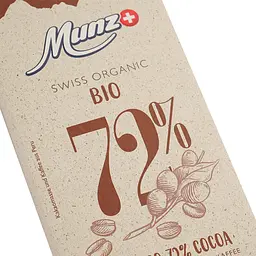 Шоколад чорний Munz Органічний з кавою 72% 100 г (873299) - мініатюра 3