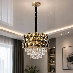 Підвісна люстра Artlight XL626/400GD золото, 6 ламп E14