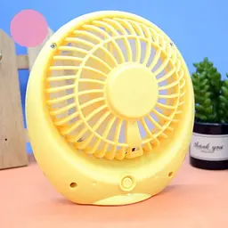 Вентилятор акумуляторний Mini Fan SQ 1978 жовтий - мініатюра 5