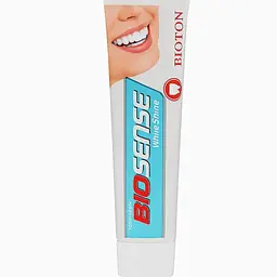 Зубна паста Bioton Cosmetics Біосенс White Shine 50 мл Bioton Biosense White Shine