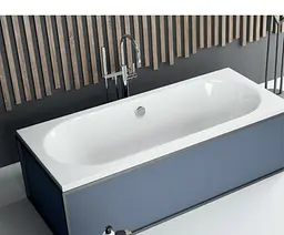 Ванна акрилова Radaway Melisa 160х75 окремо стоїть з ніжками + сифон (WA1-62-160x075S) - мініатюра 3