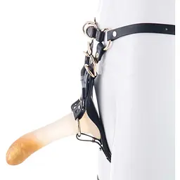 Страпон Lockink Sevanda Queen Sheba Strapon - Golden Dildo - мініатюра 3