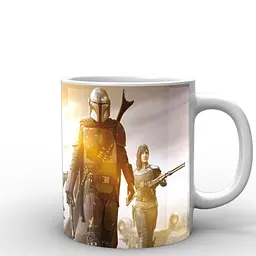 Кухоль GeekLand Зіркові війни Мандалорець постер Star Wars The Mandalorian TM.04.03 330 мл білий - мініатюра 2