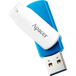 Flash Apacer USB 3.2 Gen1 AH357 128GB Blue - мініатюра 2