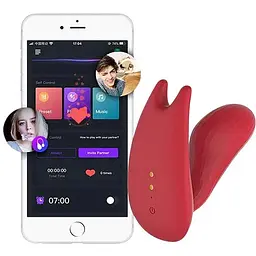 Смарт-вібратор Magic Motion Umi 9.5 см червоний