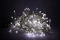 Світлодіодна новорічна гірлянда Devilon Гроно снігопаду LED 288 л біла (650170) - мініатюра 2