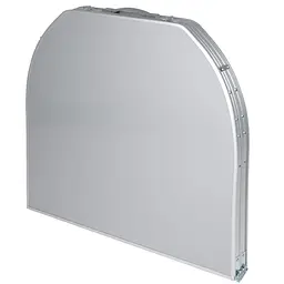 Складний стіл Bo-Camp Premium Oval 120x80 cm Grey (1404420), Сірий - мініатюра 3