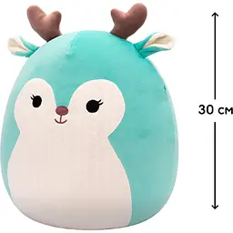 М'яка іграшка Squishmallows Олень Лопсанг 30 см (SQCR06688) - мініатюра 7
