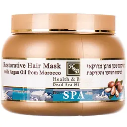 Маска для пошкодженого волосся Health&Beauty, з олією арганії марокканської, 250 мл - мініатюра 2