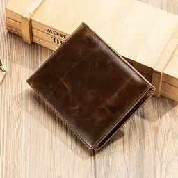 Чоловічий шкіряний гаманець Vintage 9х11х2.5 см acs0015023 - мініатюра 6