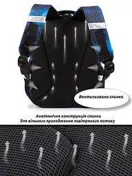 Шкільний ортопедичний рюкзак 3 в 1 для хлопчика School Standard 38х30х18 см з Джойстиком в 1 клас (Full 170-74) - мініатюра 6