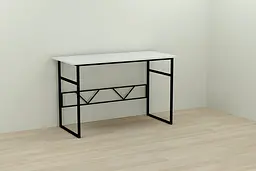 Комп'ютерний стіл Ferrum-decor Райан 75x140x70 чорний ДСП Білий 16мм (FRD-103721) - мініатюра 4