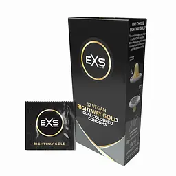 Презервативи EXS Rightway Gold Condoms 12 шт 81240009403 104685 - мініатюра 2