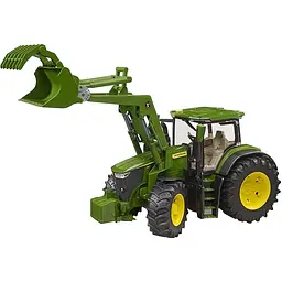 Іграшкова машинка Bruder Трактор John Deere 7R 350 з навантажувачем 1:16 (03151) - мініатюра 3
